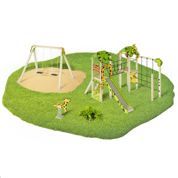 Kompletter Spielplatz öffentlich Wickey PRO MAGIC Quest+  1005002