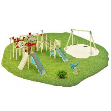 Kompletter Spielplatz öffentlich Wickey PRO MAGIC Sailor  1005008