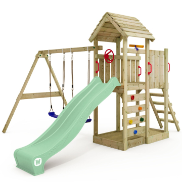 Parco giochi Wickey MultiFlyer con tetto in legno  812092_k